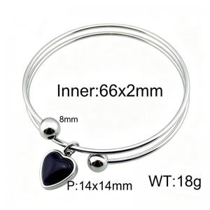 Stainless Steel Bangle - KB55855-Z