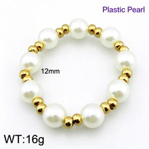 Stainless Steel Plastic Bracelet - KB56014-Z