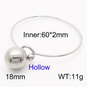 Stainless Steel Bangle - KB56775-Z