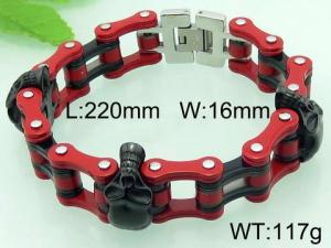 Stainless Steel Bicycle Bracelet - KB57094-BD