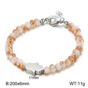 Stainless Steel Crystal Bracelet - KB57480-AD