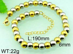 Stainless Steel Gold-plating Bracelet - KB57919-Z