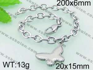 Stainless Steel Bracelet(women)  - KB57986-Z