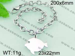 Stainless Steel Bracelet(women)  - KB57991-Z