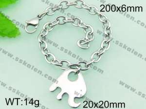 Stainless Steel Bracelet(women)  - KB57993-Z