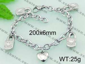 Stainless Steel Bracelet(women)  - KB57997-Z