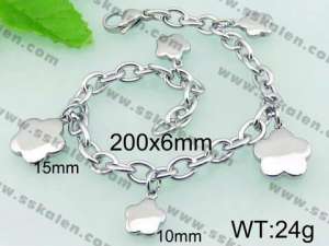 Stainless Steel Bracelet(women)  - KB57998-Z