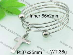 Stainless Steel Bangle  - KB58202-Z