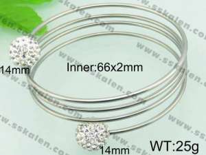 Stainless Steel Bangle  - KB58206-Z