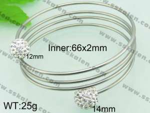 Stainless Steel Bangle  - KB58208-Z