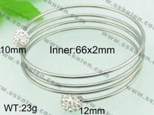 Stainless Steel Bangle  - KB58209-Z