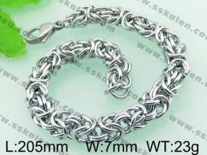  Stainless Steel Bracelet(Men) - KB58392-Z