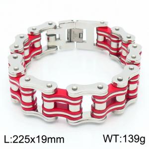 Stainless Steel Bicycle Bracelet - KB58417-BD