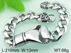 Stainless Steel Bracelet(Men) - KB58423-BD