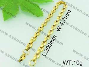 Stainless Steel Gold-plating Bracelet  - KB59276-Z