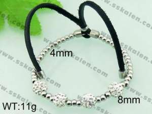  Stainless Steel Stone Bracelet  - KB59282-Z