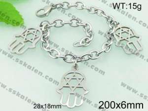 Stainless Steel Bracelet(women)  - KB59288-Z