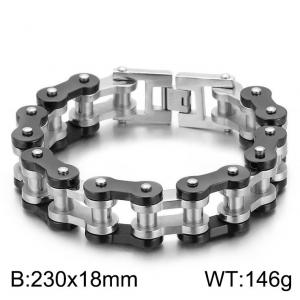 Stainless Steel Bicycle Bracelet - KB59316-BD