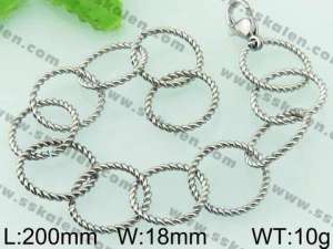Stainless Steel Bracelet(women)  - KB59372-Z
