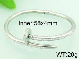 Stainless Steel Bangle - KB59525-SP