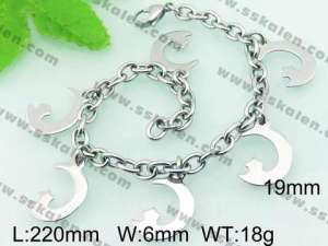 Stainless Steel Bracelet(women)  - KB59986-TSC