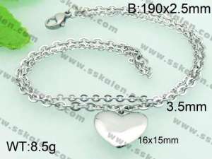 Stainless Steel Bracelet(women)  - KB60258-Z