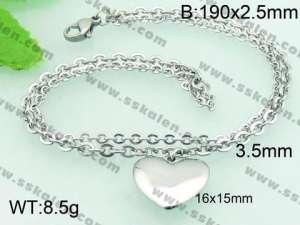 Stainless Steel Bracelet(women)  - KB60258-Z