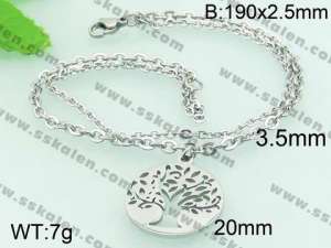 Stainless Steel Bracelet(women)  - KB60262-Z