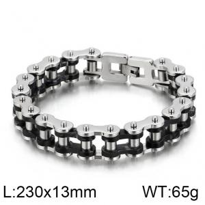 Stainless Steel Bicycle Bracelet - KB60379-BD