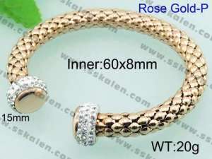  Stainless Steel Mesh Bracelet  - KB60448-K