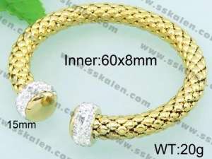  Stainless Steel Mesh Bracelet  - KB60449-K