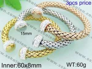 Stainless Steel Mesh Bracelet  - KB60451-K