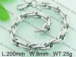 Stainless Steel Bracelet(Men) - KB60685-Z