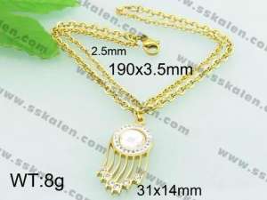 Stainless Steel Gold-plating Bracelet  - KB60742-Z