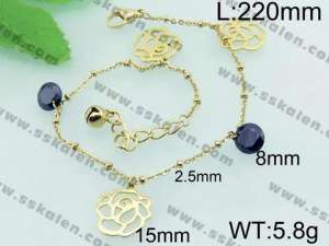 Stainless Steel Gold-plating Bracelet  - KB60870-YJ