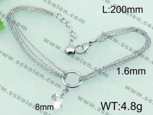 Stainless Steel Bracelet(women)  - KB60896-YJ