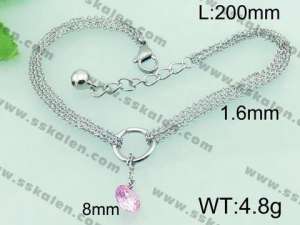 Stainless Steel Bracelet(women)  - KB60897-YJ
