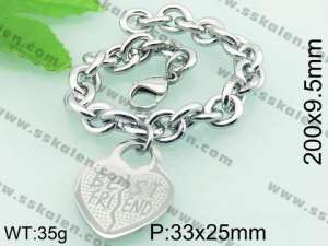  Stainless Steel Bracelet(women)  - KB60989-Z