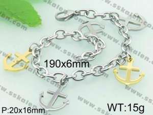 Stainless Steel Bracelet(women)  - KB61016-Z