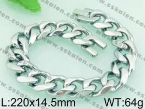 Stainless Steel Bracelet(Men) - KB61288-TSC
