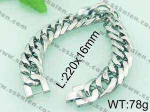 Stainless Steel Bracelet(Men) - KB61289-TSC