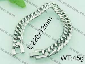 Stainless Steel Bracelet(Men) - KB61291-TSC