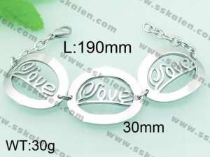 Stainless Steel Bracelet(women)  - KB61472-Z