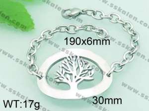 Stainless Steel Bracelet(women)  - KB61491-Z
