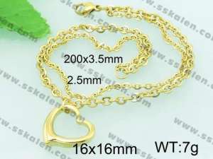 Stainless Steel Gold-plating Bracelet - KB61851-Z
