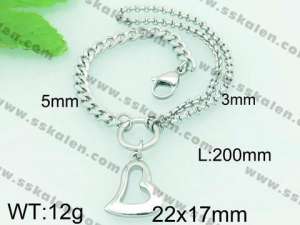 Stainless Steel Bracelet(women) - KB61883-Z