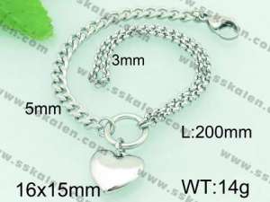 Stainless Steel Bracelet(women) - KB61886-Z