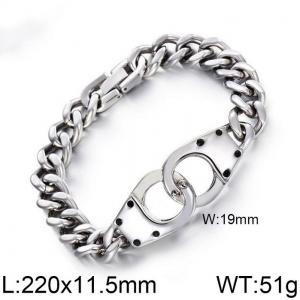 Stainless Steel Bracelet(Men) - KB62003-BD