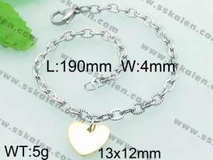 Stainless Steel Gold-plating Bracelet - KB62483-Z