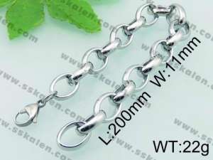 Stainless Steel Bracelet(Men) - KB62618-Z